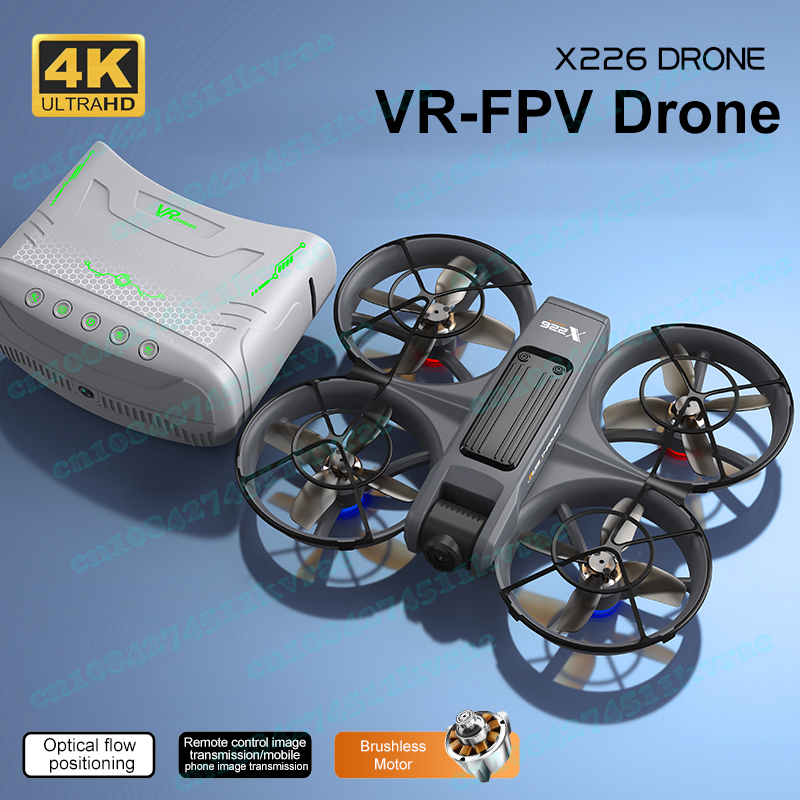 Top Rc Hobby Mini Xcub - X226 VR FPV Drone 4K HD