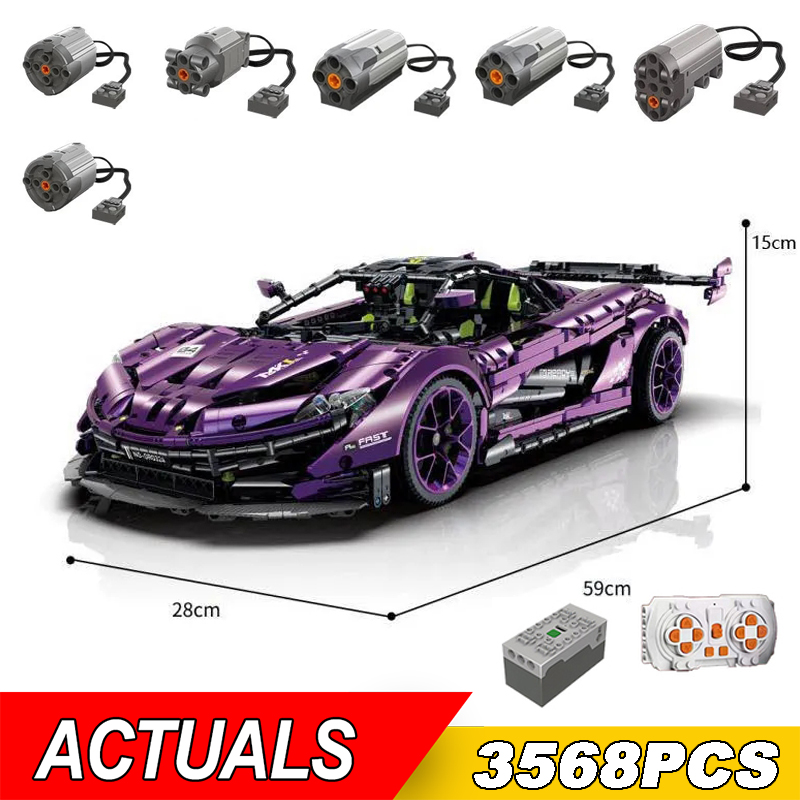 Yunshen Rc Hobby - 3568pcs RC Technical Remote Control Sports