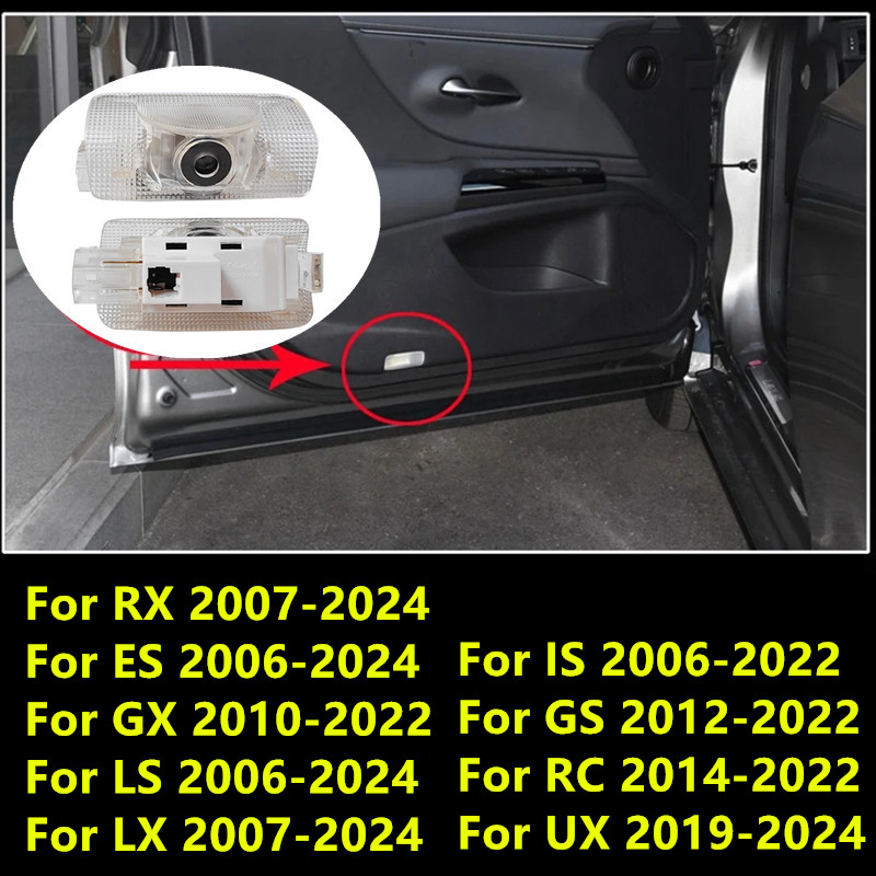 Yunshen Rc Hobby - 2Pcs LED Projector Lamp Car Door