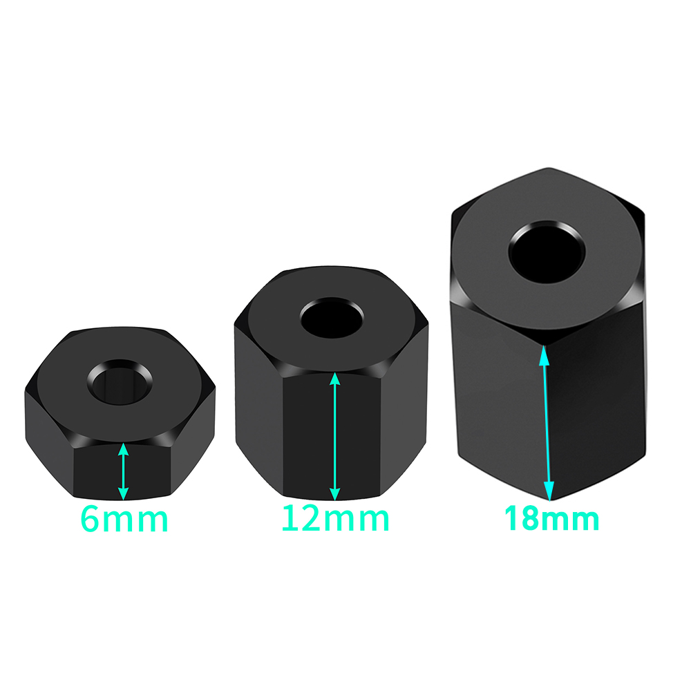 AXSPEED 4Pcs Aluminum 7mm to 1 – обзор и цена Wheel Hex Adapter