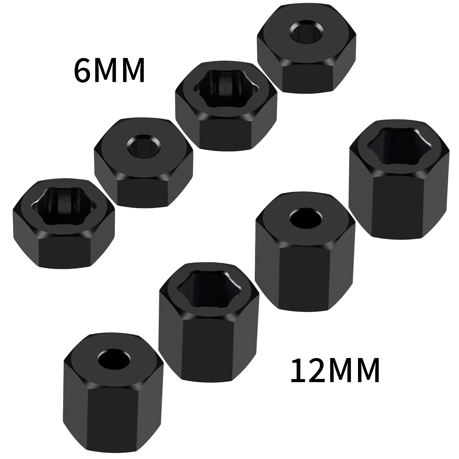 AXSPEED 4Pcs Aluminum 7mm to 1 – обзор и цена Wheel Hex Adapter