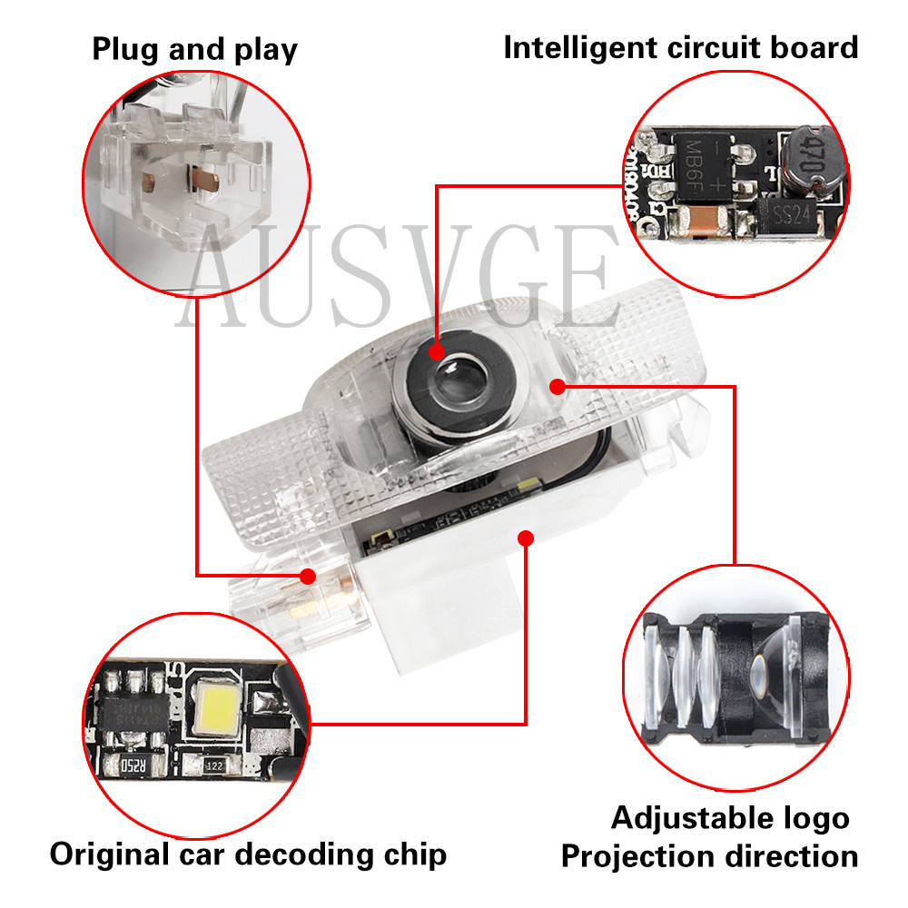 LED Car Door Welcome Warning L – обзор и цена Yunshen Rc Hobby