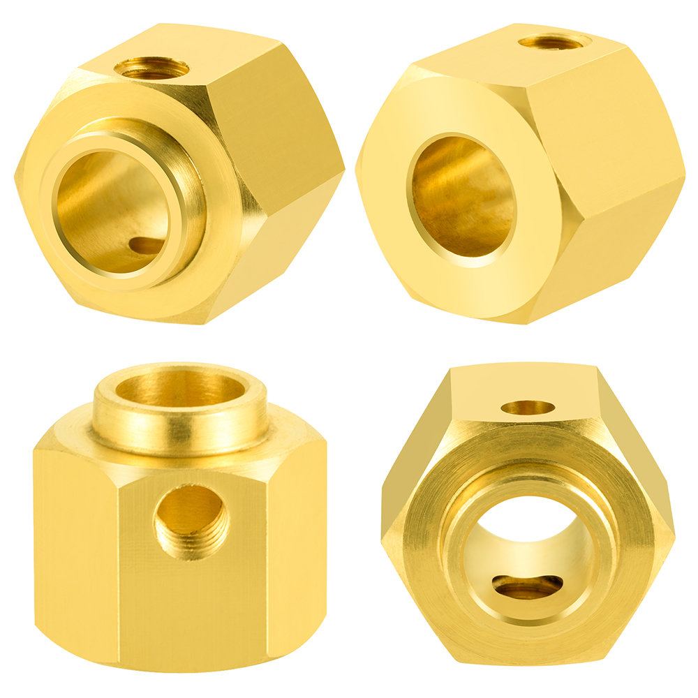 YEAHRUN 4PCS Brass 12MM Wheel  – обзор и цена Wheel Hex Adapter