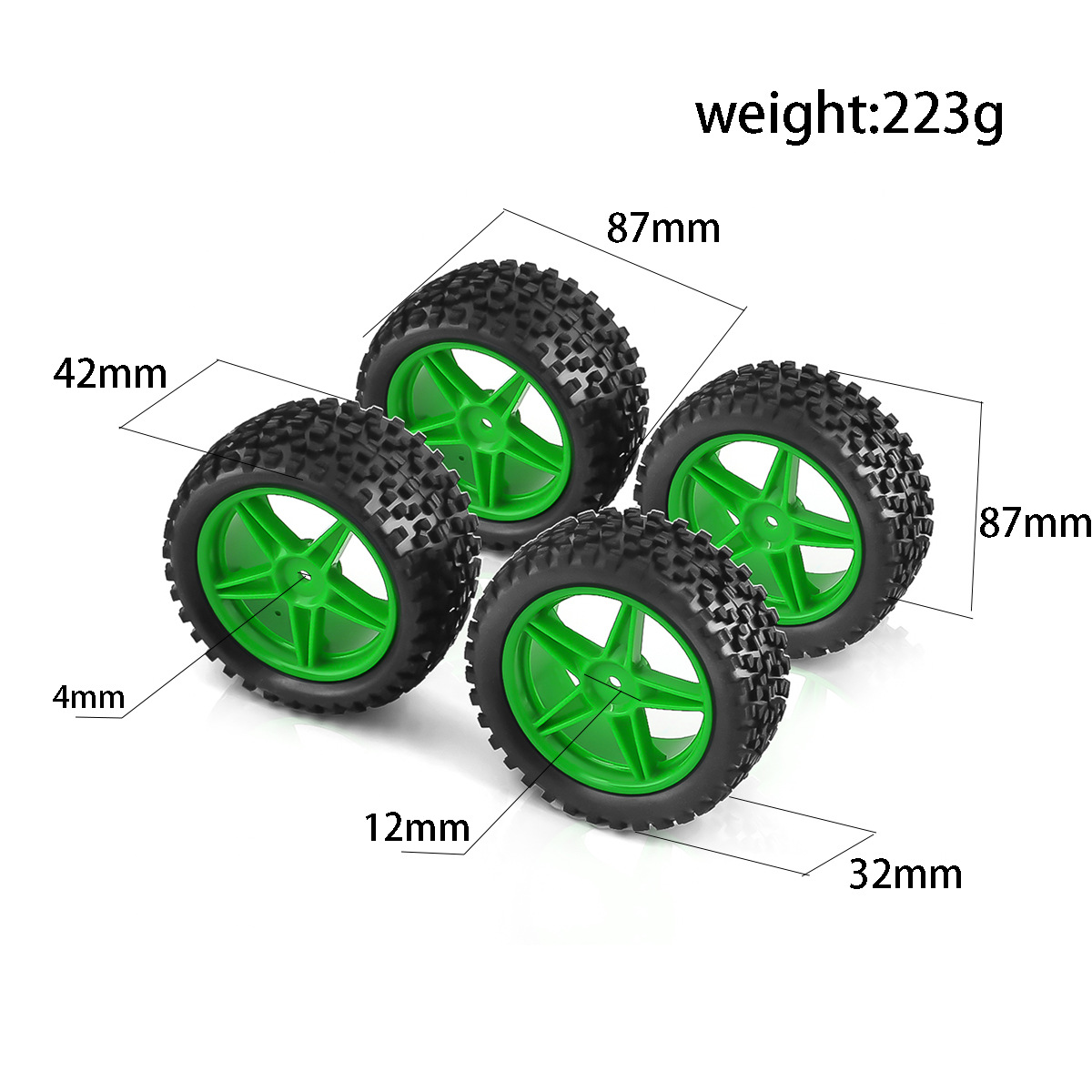 1/10 RC Off Road Tires And Whe – обзор и цена Yunshen Rc Hobby