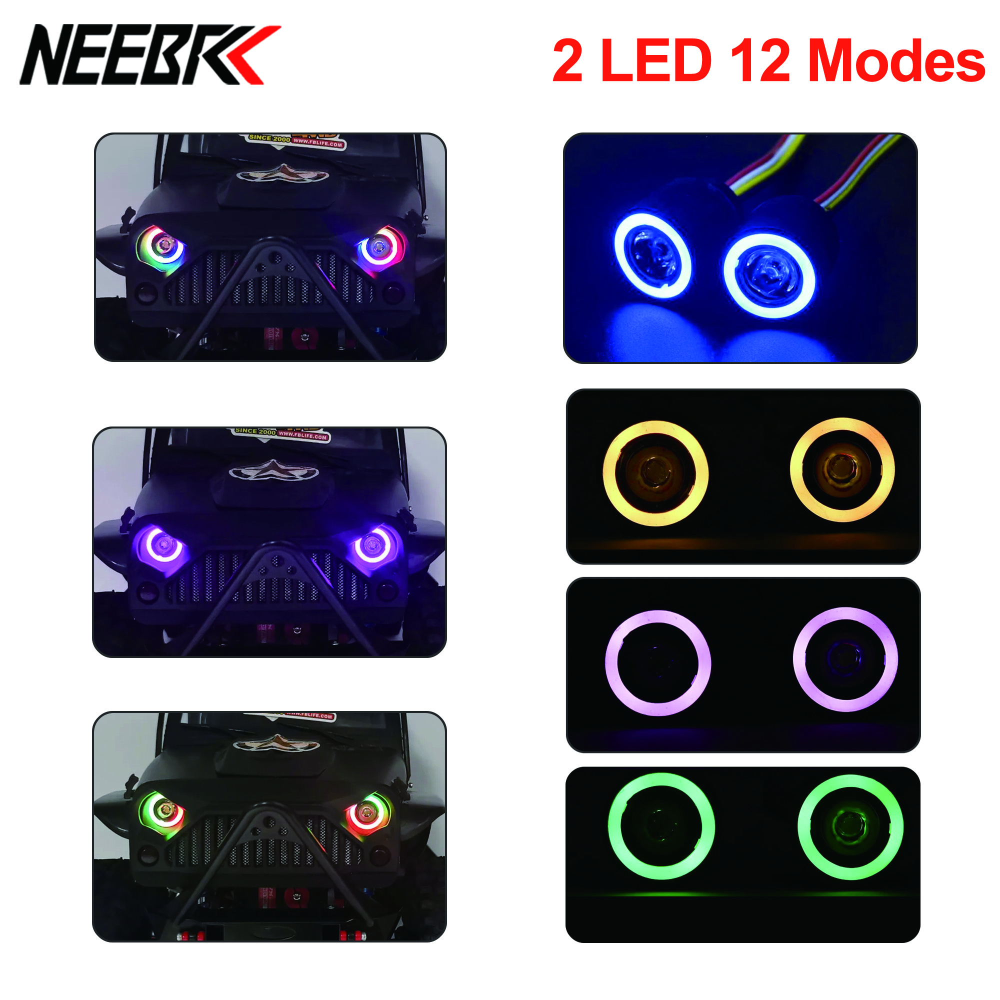 RC Car LED Lights Lamp Headlig – обзор и цена Rc Hobby Jeep Wrangler