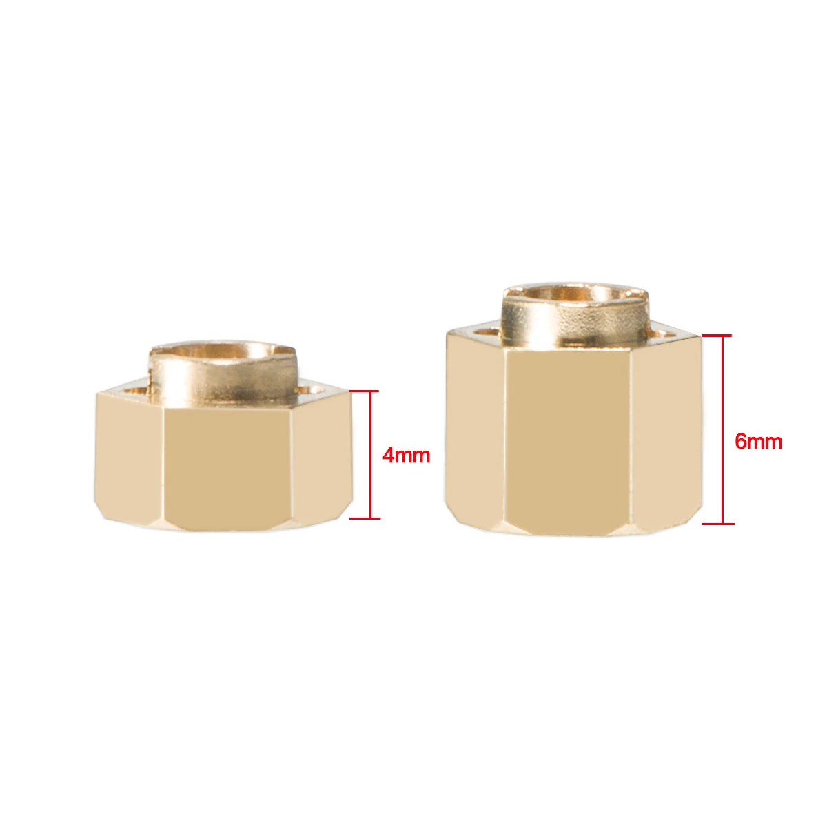 4Pcs Brass TRX4M Hex Wheels Ex – обзор и цена Wheel Hex Adapter