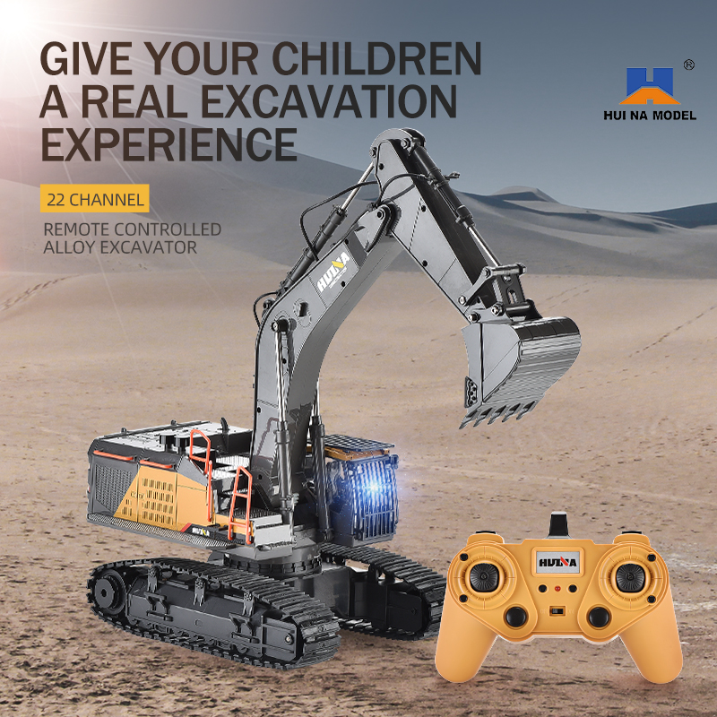 HUINA 1592 Alloy Excavator Tru – обзор и цена Yunshen Rc Hobby