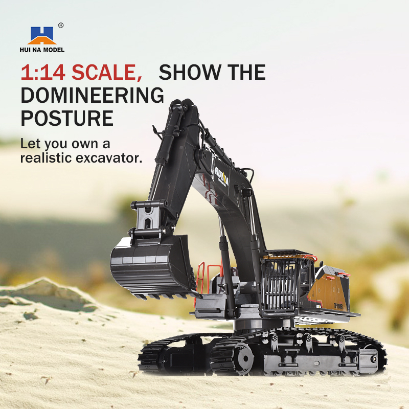 HUINA 1592 Alloy Excavator Tru – обзор и цена Yunshen Rc Hobby