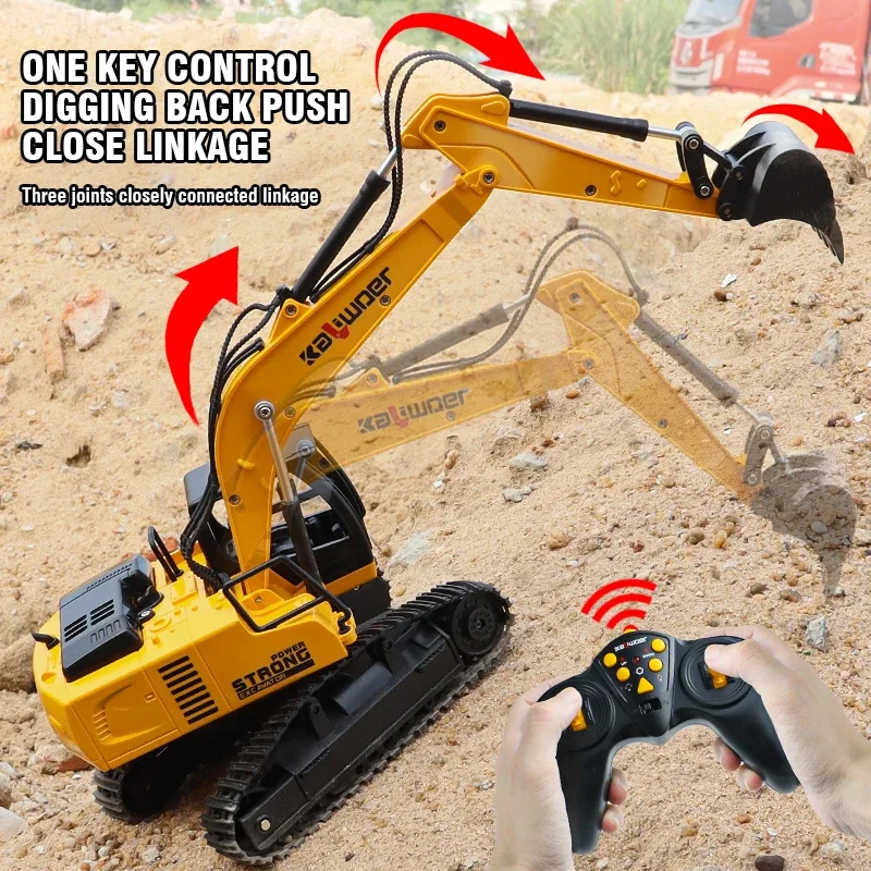 Huina Rc Excavator 1/24 9Ch Re – обзор и цена Yunshen Rc Hobby