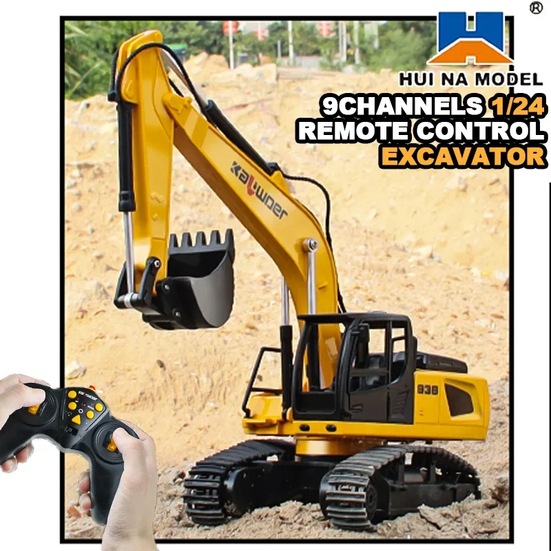 Huina Rc Excavator 1/24 9Ch Re – обзор и цена Yunshen Rc Hobby