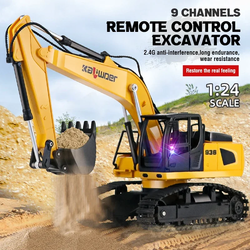 Huina Rc Excavator 1/24 9Ch Re – обзор и цена Yunshen Rc Hobby