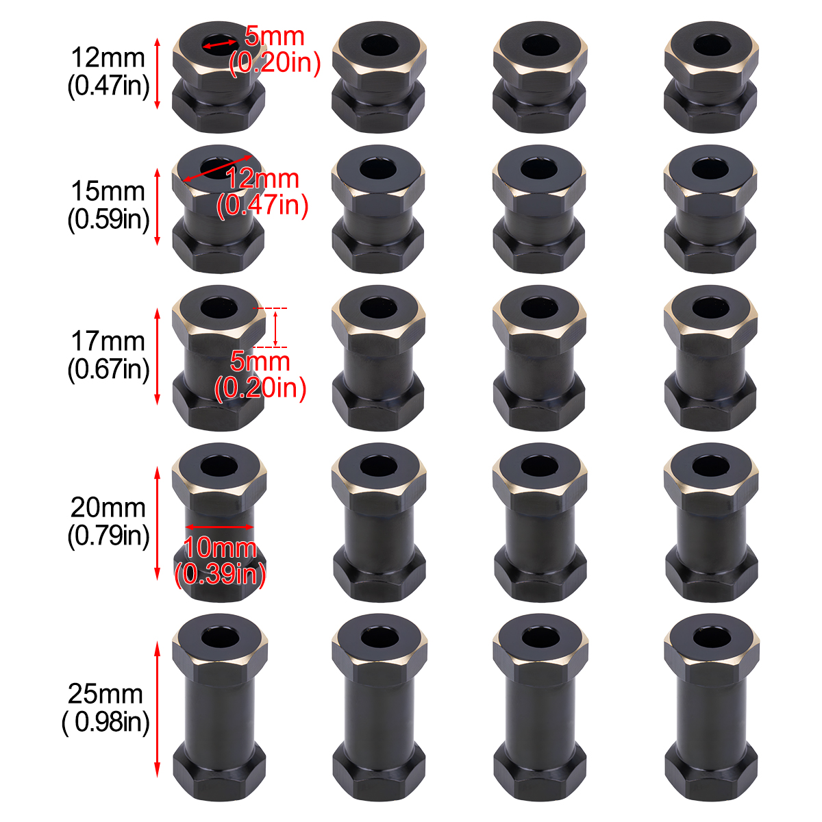 2 Colors - 4Pcs Heavy Duty Bra – обзор и цена Wheel Hex Adapter