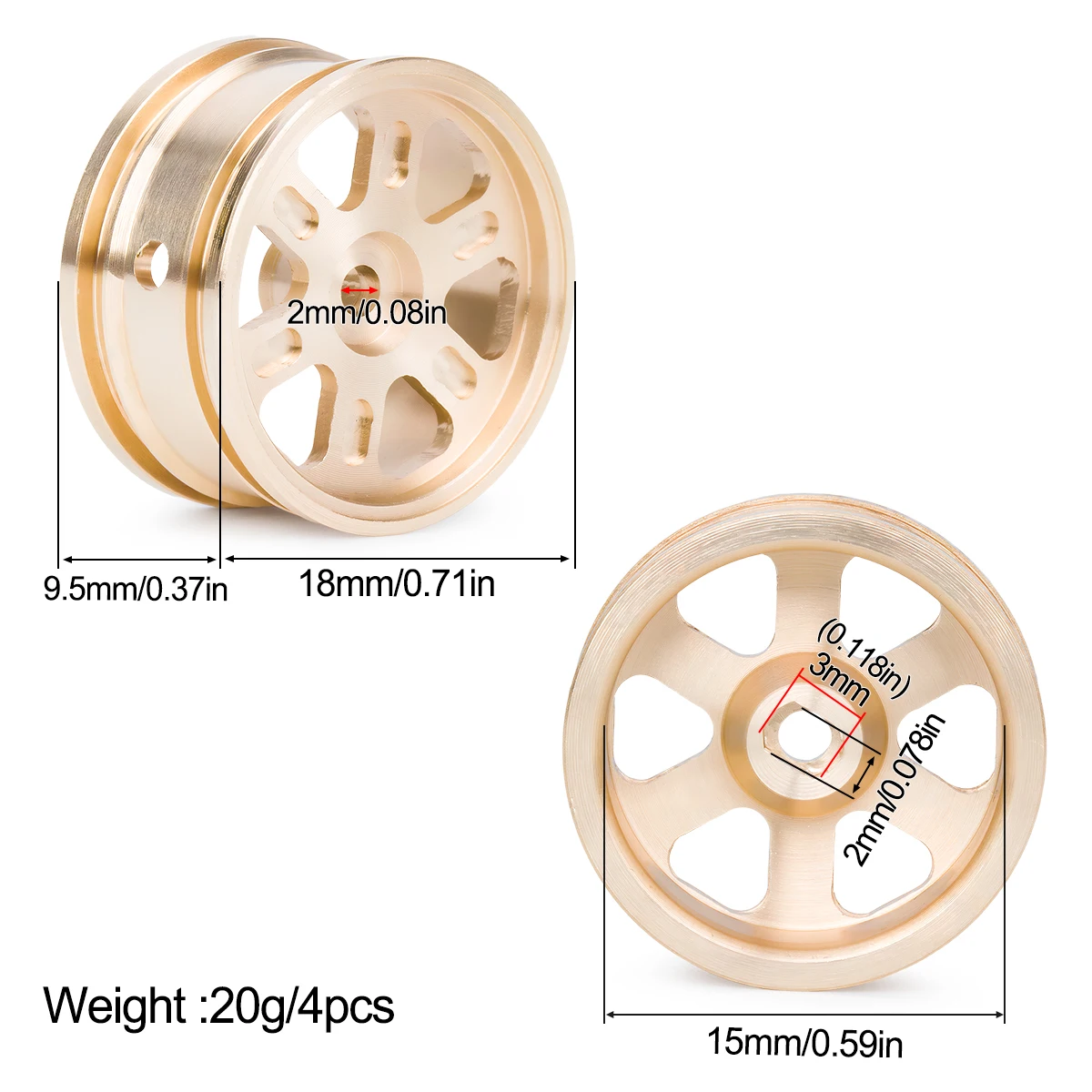 Hot Team Hobby Brass Wheel Rim – обзор и цена Rc Hobby Jeep Wrangler