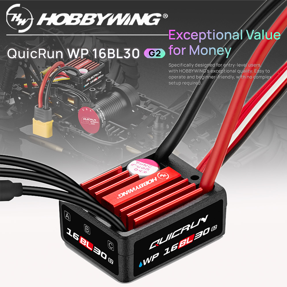 Hobbywing QuicRun WP-16BL30 G2 – обзор и цена Rc Hobby Engine