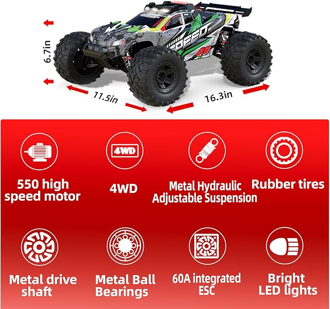 1:10 Large Brush RC Car for Ad – обзор и цена Rc Hobby Grade Cars
